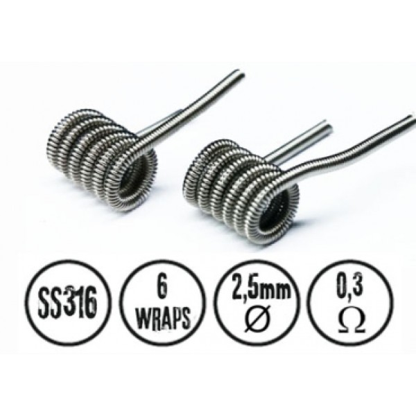Kiez Coils SS316 