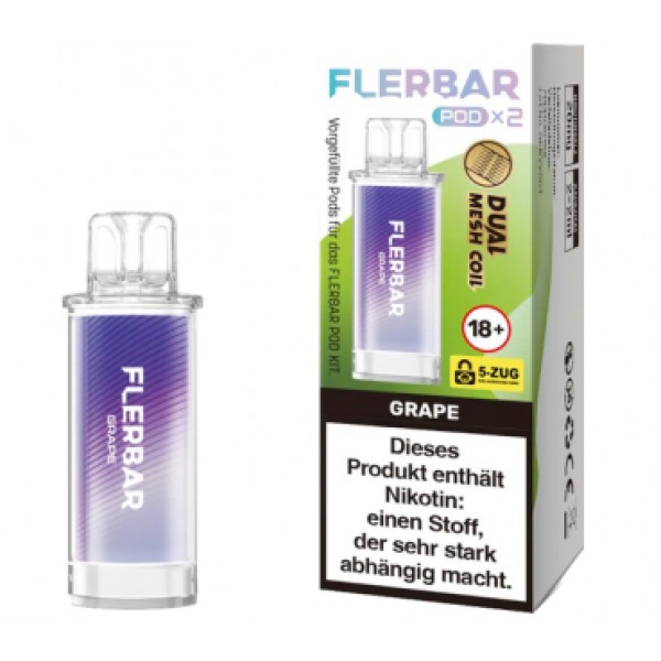 Flerbar Prefilled Pods -Grape- 20mg (2 St.)