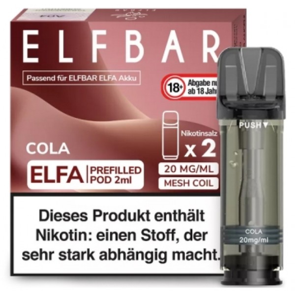 Elfbar ELFA Prefilled Pods -Cola- 20mg (2 St.)