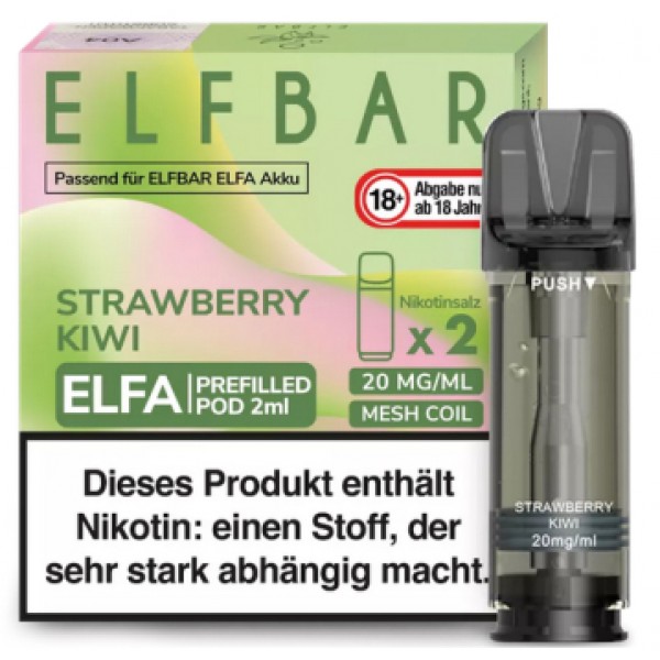 Elfbar ELFA Prefilled Pods -Strawberry Kiwi- 20mg (2 St.)
