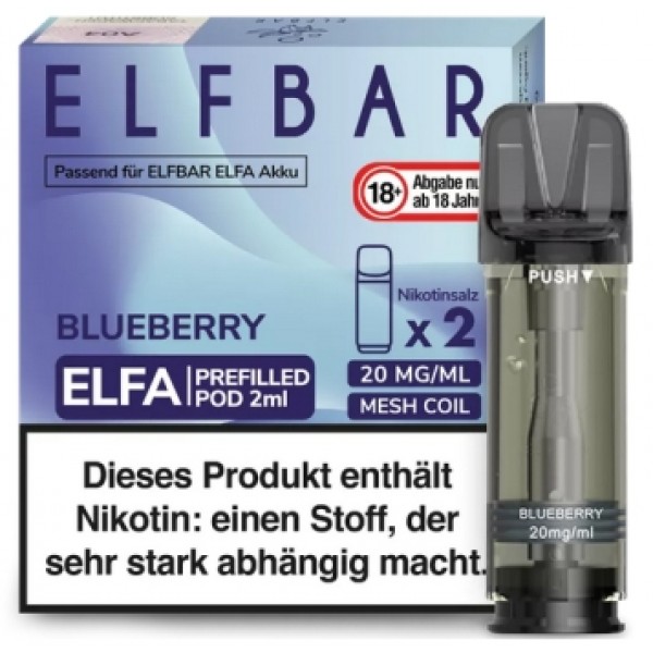 Elfbar ELFA Prefilled Pods -Blueberry- 20mg (2 St.)