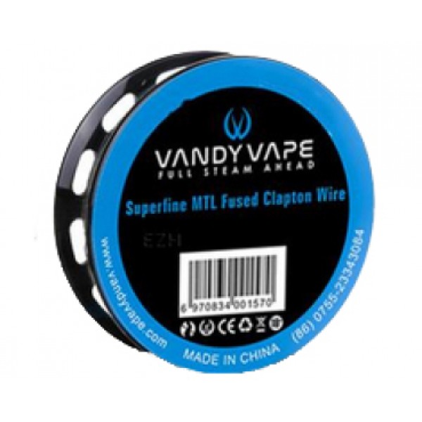 Vandy Vape Ni80 Superfine MTL Fused Clapton Wickeldraht (3m) - W1
