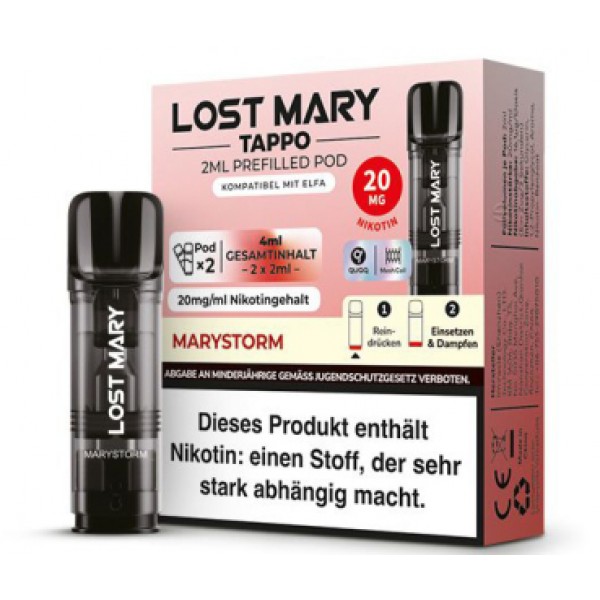 Lost Mary Tappo Prefilled Pods -Marystorm- 20mg (2 St.)