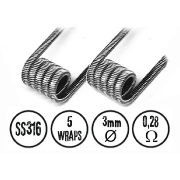 Kiez Coils SS316 