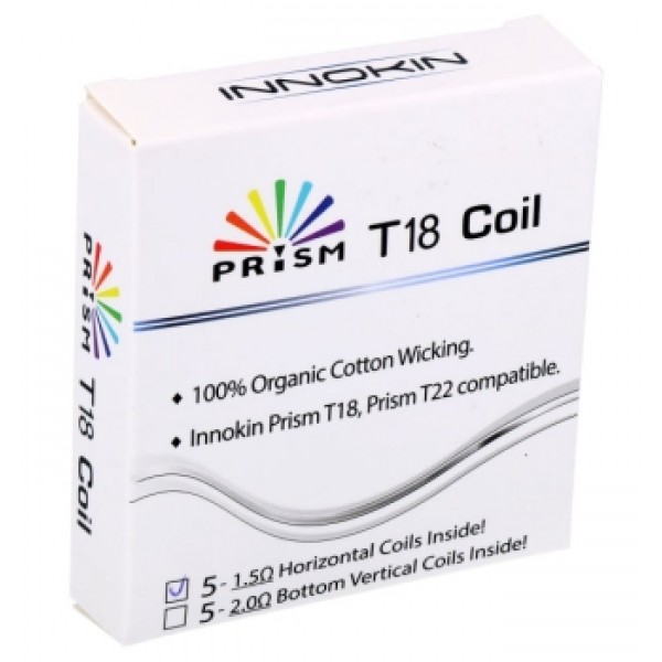 Innokin Prism T18/T22 Verdampferköpfe 1,5 Ohm (5 St.)