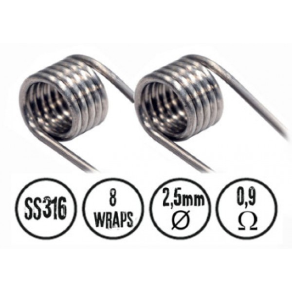 Kiez Coils SS316 