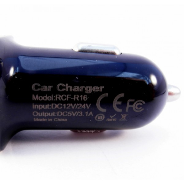 KFZ Doppel USB Ladeadapter R16